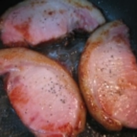 厚切りロースハムのマスタードマヨソースかけ レシピ 作り方 By ミルク白うさぎ 楽天レシピ